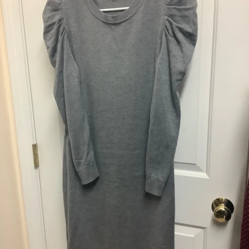 Calvin Klein grey sweater dress medium - Picture 5 of 6